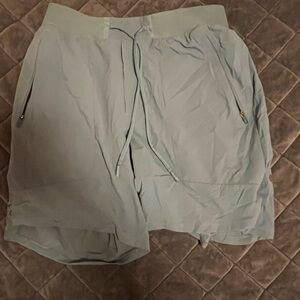 Blue Lululemon shorts